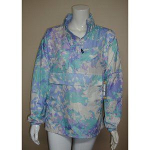 Lauren James Anorack Camo Hooded Rain Jacket Coat Wind Breaker Size MED NEW